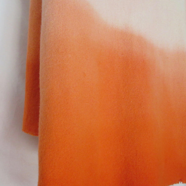 Vintage Wool Dip Dyed Wool Blanket - Popcycle Orange