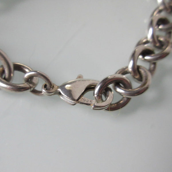 Vintage Sterling Silver Bracelet 3/8" LInk