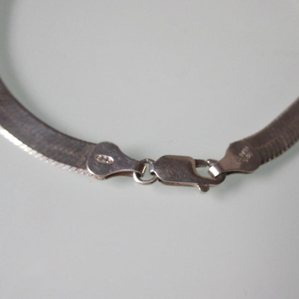 Vintage Flat Snake Chain Bracelet