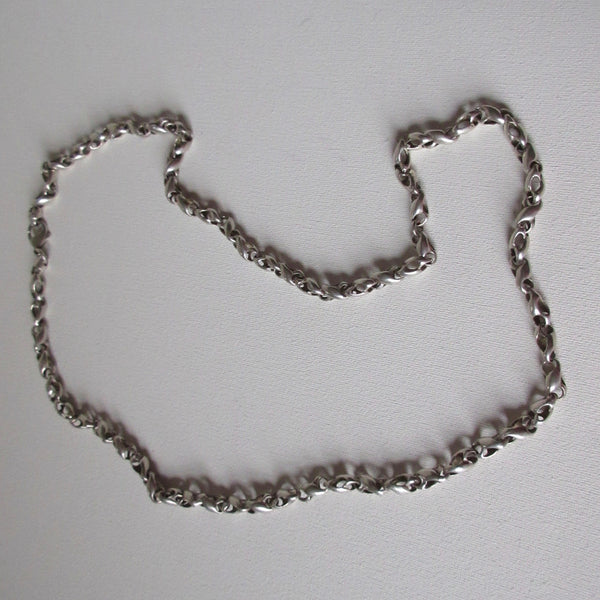 Vintage Sterling silver Chain Interesting Link