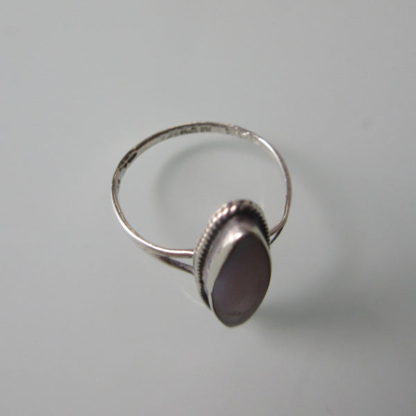 Vintage Moonstone & Sterling Silver Ring