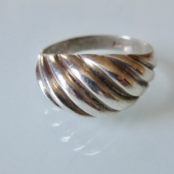 Swirl Silver Ring