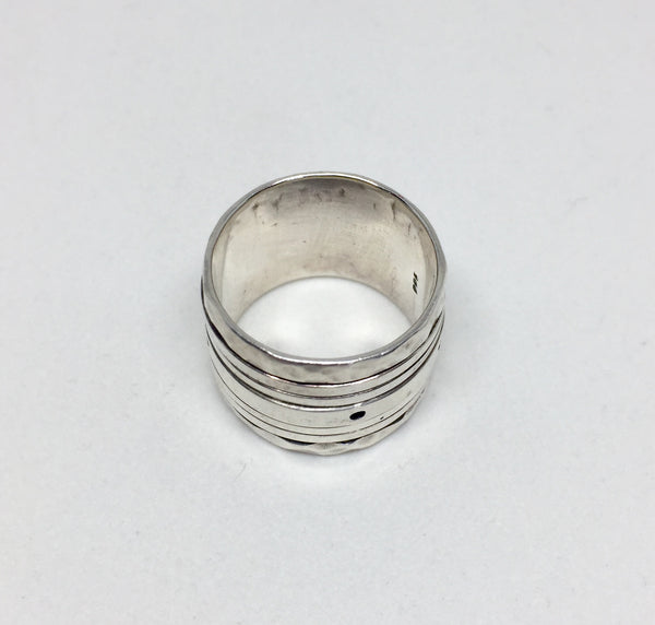 Silver Band Spinning Ring
